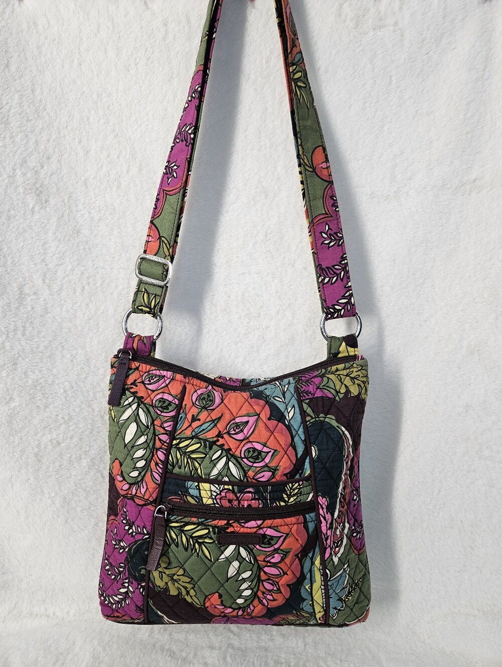 Vera Bradley Multicolor Quilted Paisley Crossbody Bag